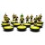 Subbuteo Andrew Table Soccer AEK Athens 2017-18 Greek Superleague Winners on Lightweight figures